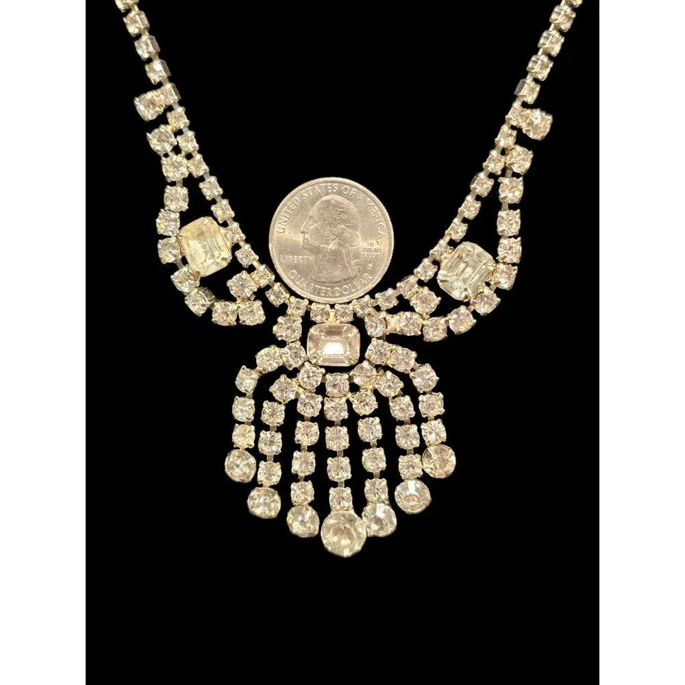 Vintage Paste Crystal Necklace - Picture 6 of 7